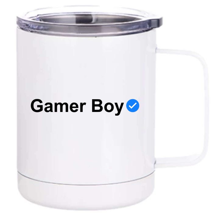 Gamer Boy Front & Back 12oz Stainless Steel Tumbler Cup