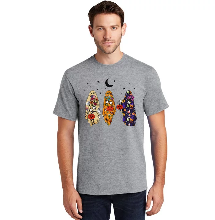 Groovy Boo Ghost Squad Halloween Autumn Art Tall T-Shirt