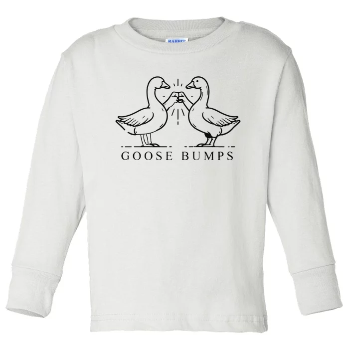 Goose Bumps Toddler Long Sleeve Shirt