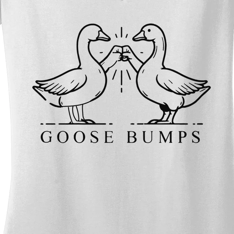 Goose Bumps Women's V-Neck T-Shirt