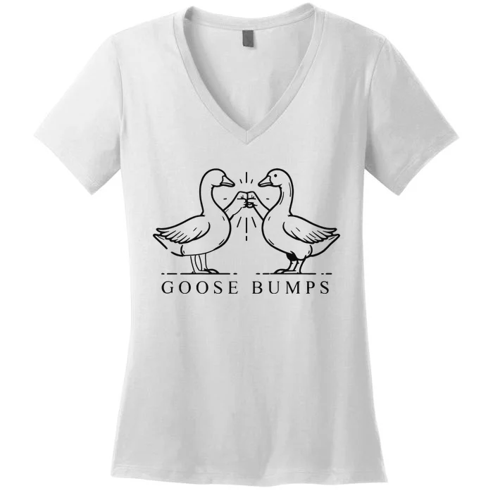 Goose Bumps Women's V-Neck T-Shirt