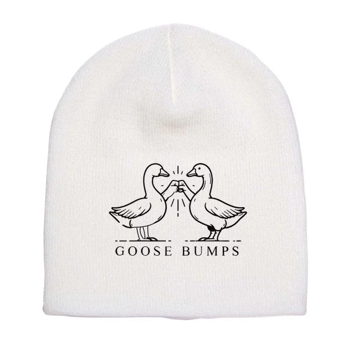 Goose Bumps Short Acrylic Beanie