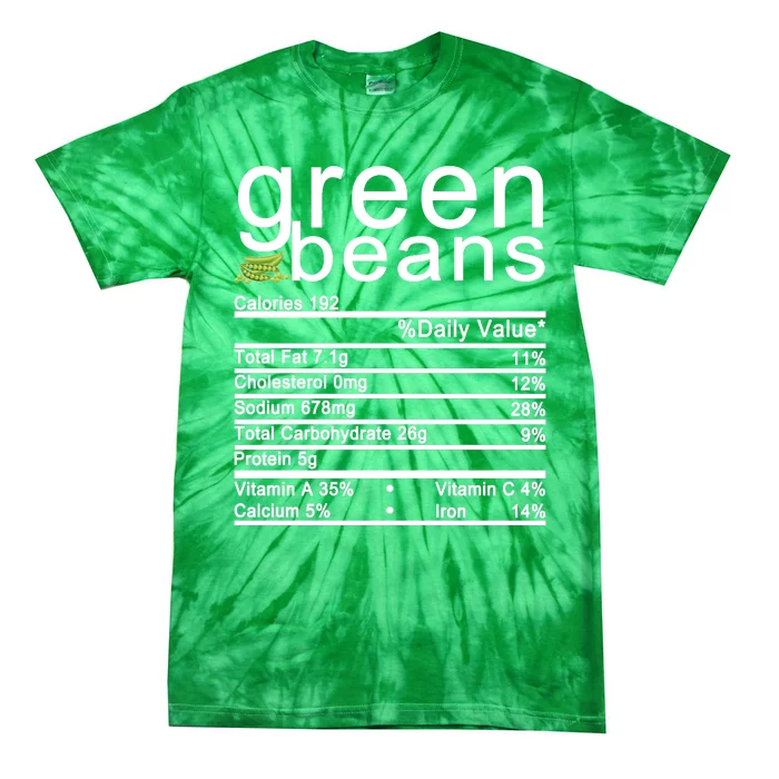 Green Beans Tie-Dye T-Shirt