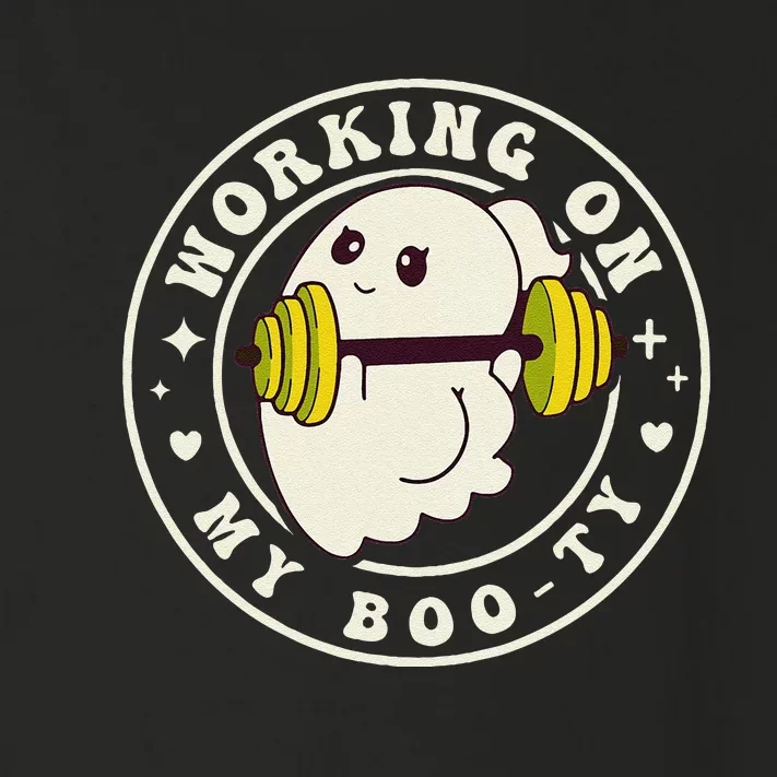 Ghost Booty Ghost Gymer Halloween Weightlifting Halloween Toddler Long Sleeve Shirt