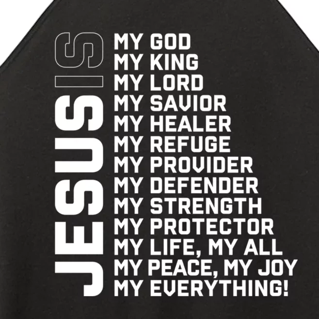 God Believer Gift Jesus Christian Lord Jesus Definition Women’s Perfect Tri Rocker Tank