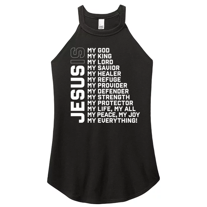 God Believer Gift Jesus Christian Lord Jesus Definition Women’s Perfect Tri Rocker Tank