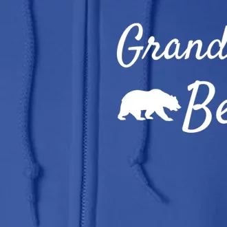 Grandma Bear Gift Christmas Papa Bear Mama Bear Bear Gift Full Zip Hoodie