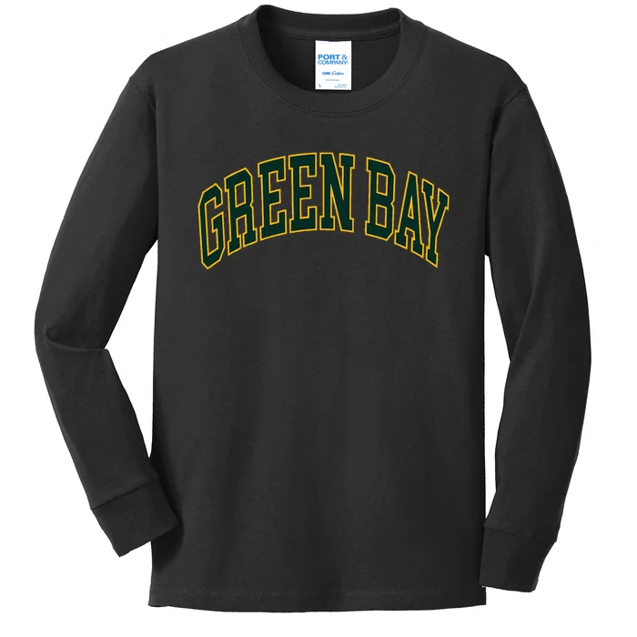 Green Bay Kids Long Sleeve Shirt