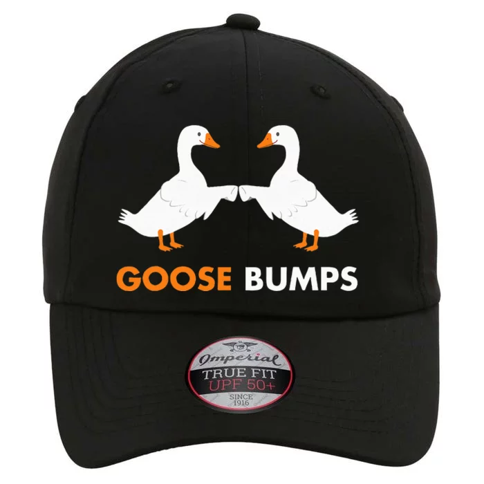 Goose Bumps Goosebumps Funny Geese Fist Bump Pun The Original Performance Cap