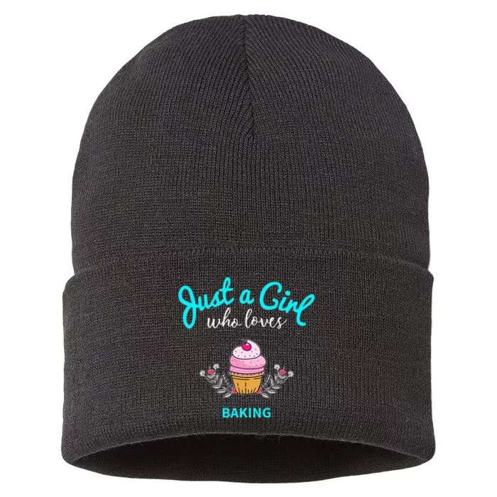 Girl Baking Sustainable Knit Beanie