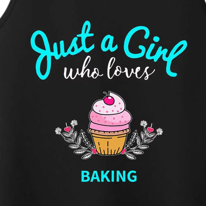 Girl Baking Performance Tank