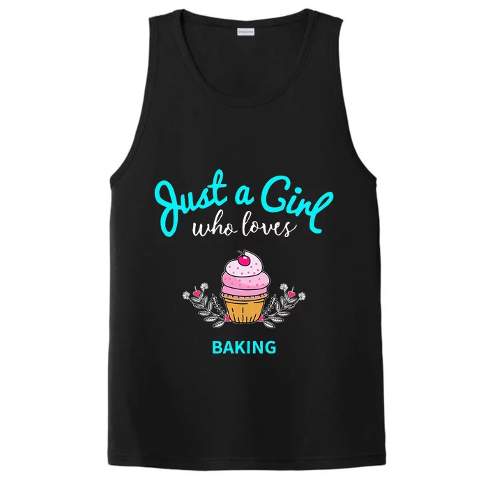 Girl Baking Performance Tank