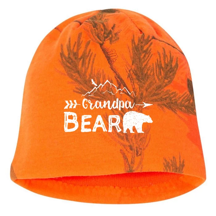 Grandpa Bear Gift Matching Family Grandparents Camping Kati - Camo Knit Beanie