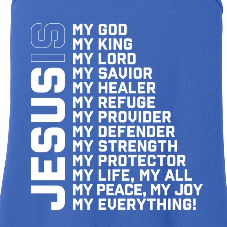 God Believer Gift Jesus Christian Lord Jesus Definition Gift Ladies Essential Tank