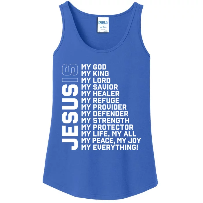 God Believer Gift Jesus Christian Lord Jesus Definition Gift Ladies Essential Tank