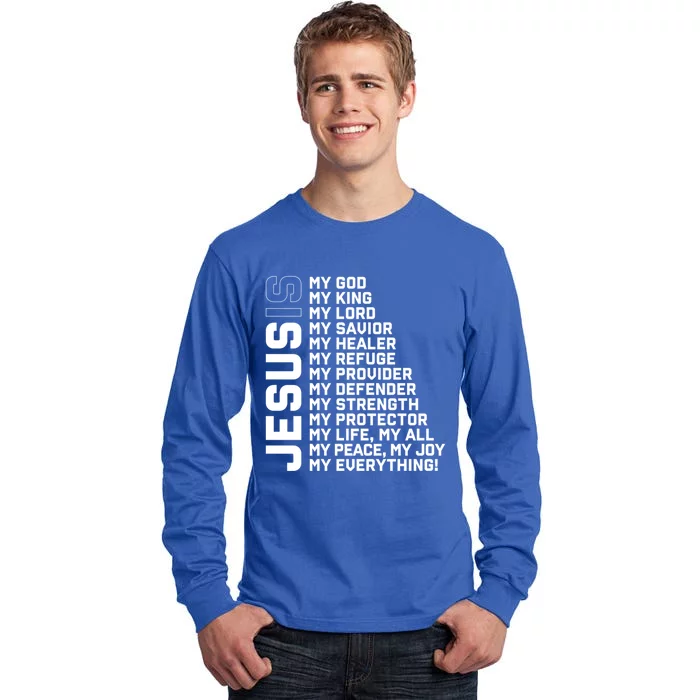 God Believer Gift Jesus Christian Lord Jesus Definition Gift Tall Long Sleeve T-Shirt