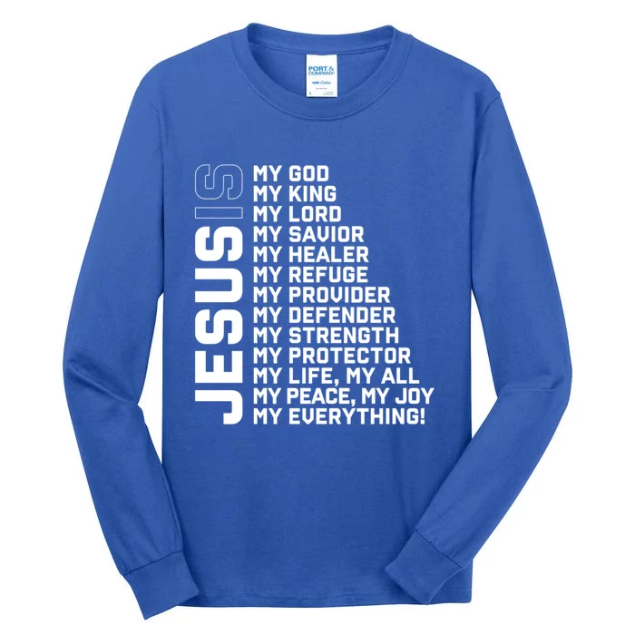 God Believer Gift Jesus Christian Lord Jesus Definition Gift Tall Long Sleeve T-Shirt