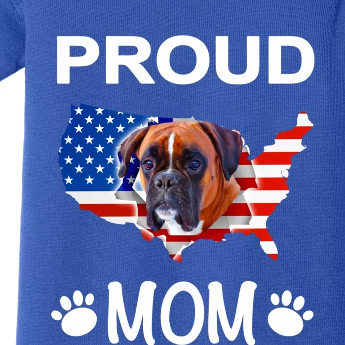 Ger Boxer Ger Boxer Dog Boxer Proud Patriot Mom Gift Baby Bodysuit