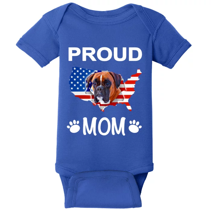 Ger Boxer Ger Boxer Dog Boxer Proud Patriot Mom Gift Baby Bodysuit