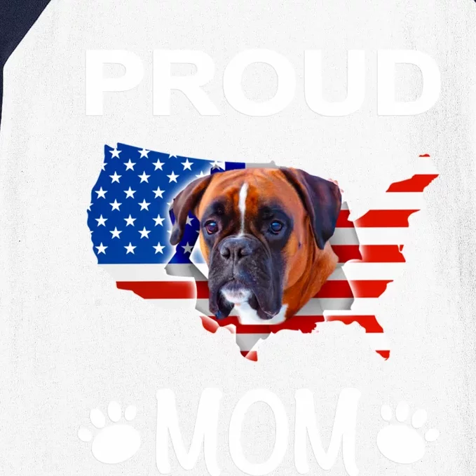 Ger Boxer Ger Boxer Dog Boxer Proud Patriot Mom Gift Baseball Sleeve Shirt