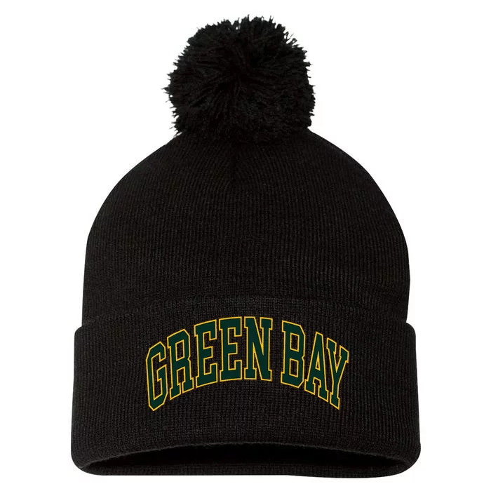 Green Bay Pom Pom 12in Knit Beanie