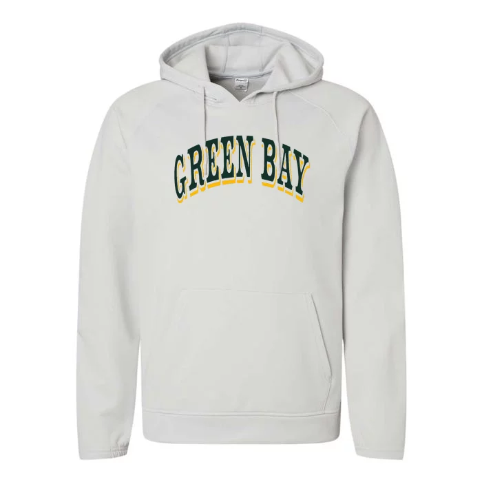 Green Bay Performance Fleece Hoodie