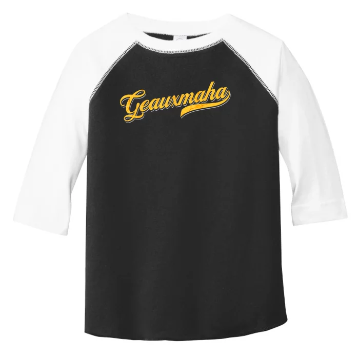 Geauxmaha Baseball Toddler Fine Jersey T-Shirt