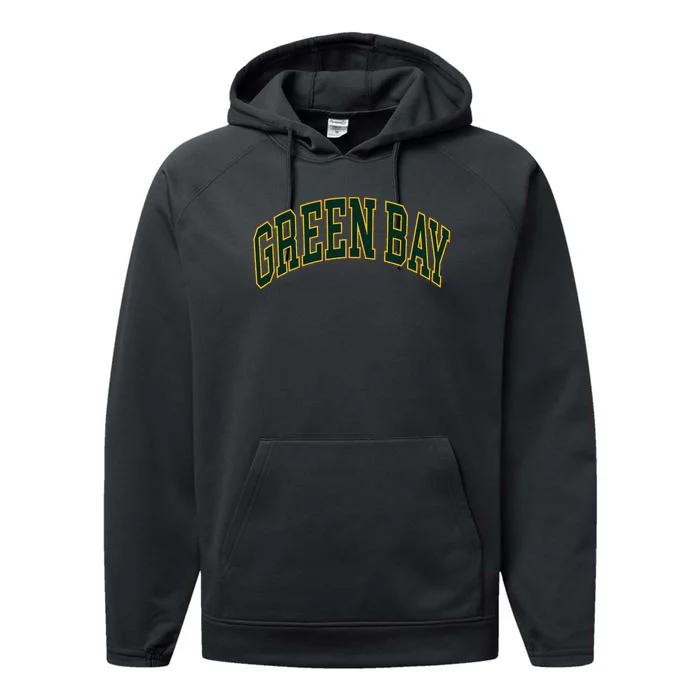 Green Bay Performance Fleece Hoodie