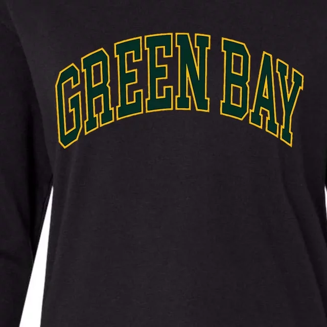 Green Bay Womens Cotton Relaxed Long Sleeve T-Shirt