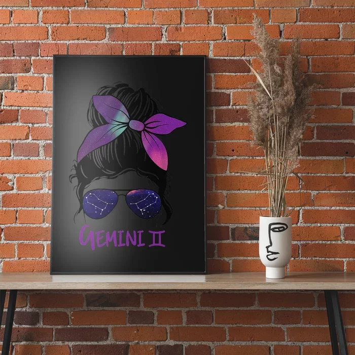 Gemini Birthday Gemini woman Zodiac Constellation Poster