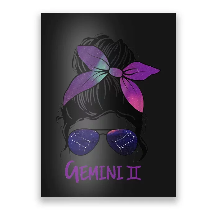 Gemini Birthday Gemini woman Zodiac Constellation Poster