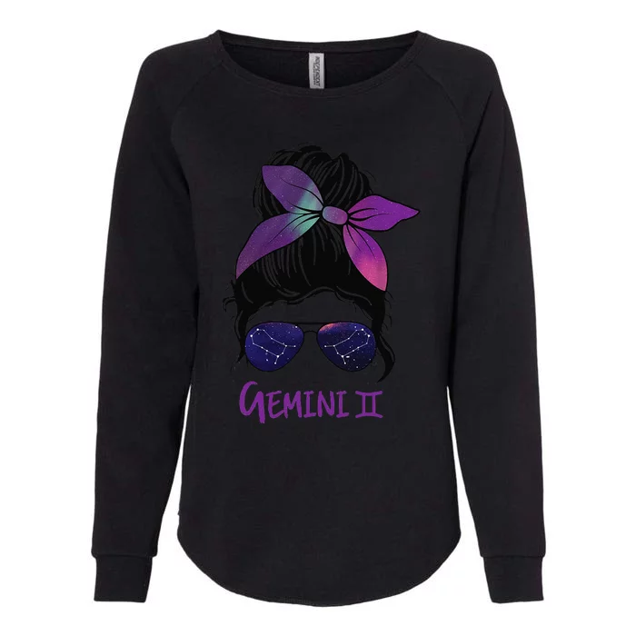 Gemini Birthday Gemini woman Zodiac Constellation Womens California Wash Sweatshirt