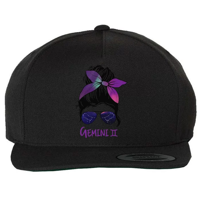 Gemini Birthday Gemini woman Zodiac Constellation Wool Snapback Cap