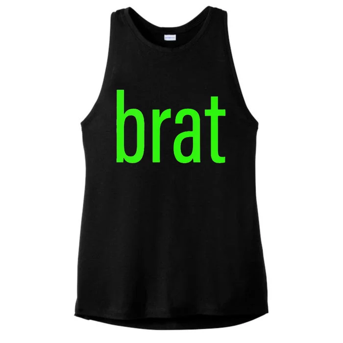 Green Brat Ladies Tri-Blend Wicking Tank