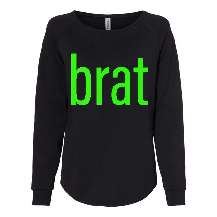 Green Brat Womens California Wash Sweatshirt