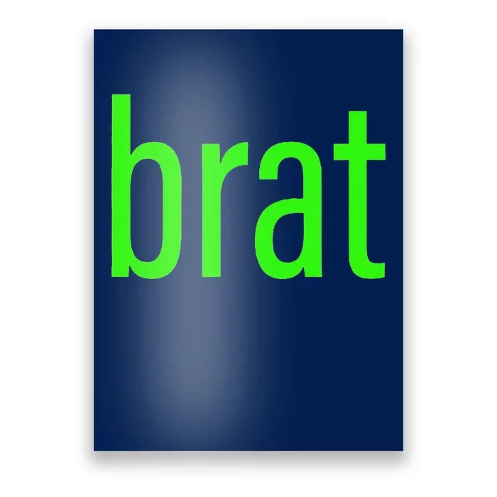 Green Brat Poster