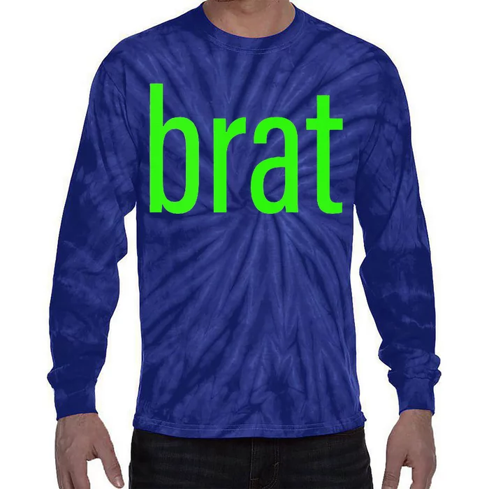 Green Brat Tie-Dye Long Sleeve Shirt