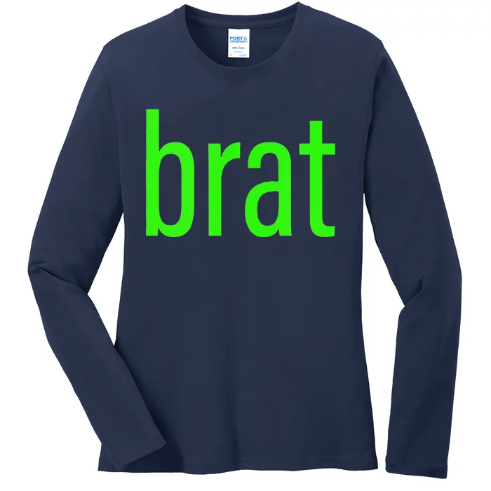 Green Brat Ladies Long Sleeve Shirt