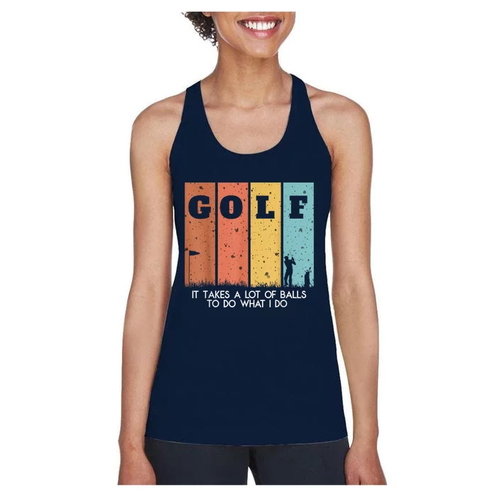 Golf Ball Hammock Women's Racerback Tank