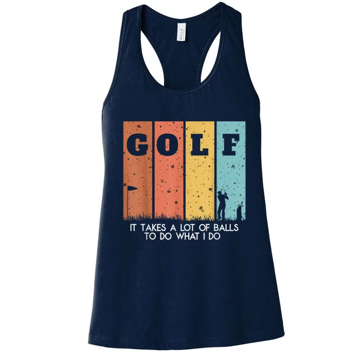 Golf Ball Hammock Women's Racerback Tank