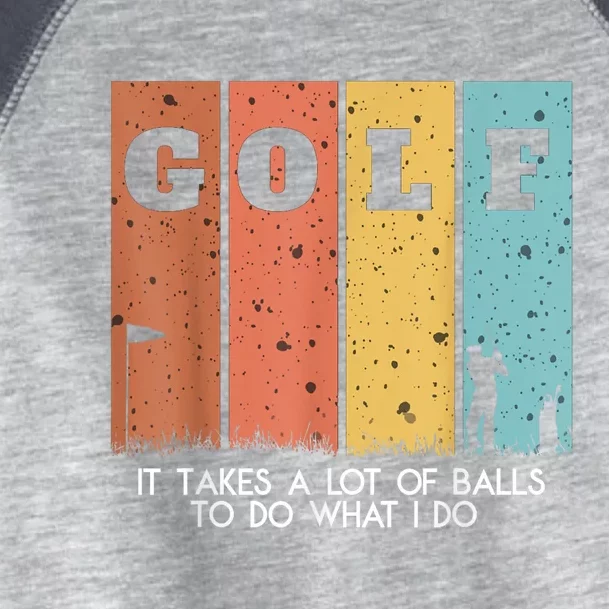 Golf Ball Hammock Toddler Fine Jersey T-Shirt