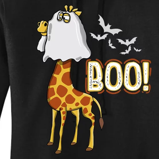 Giraffe Boo Halloween Fun Costume Party Women's Pullover Hoodie