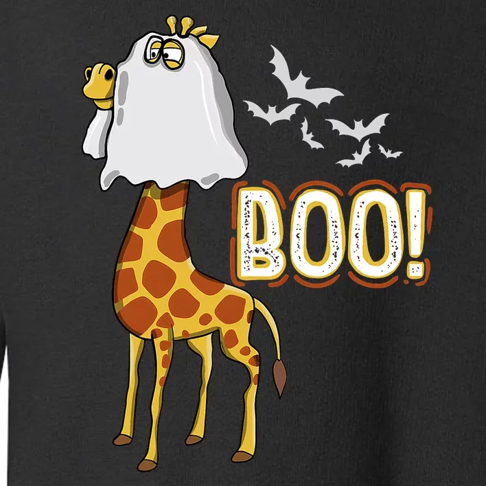 Giraffe Boo Halloween Fun Costume Party Toddler Sweatshirt