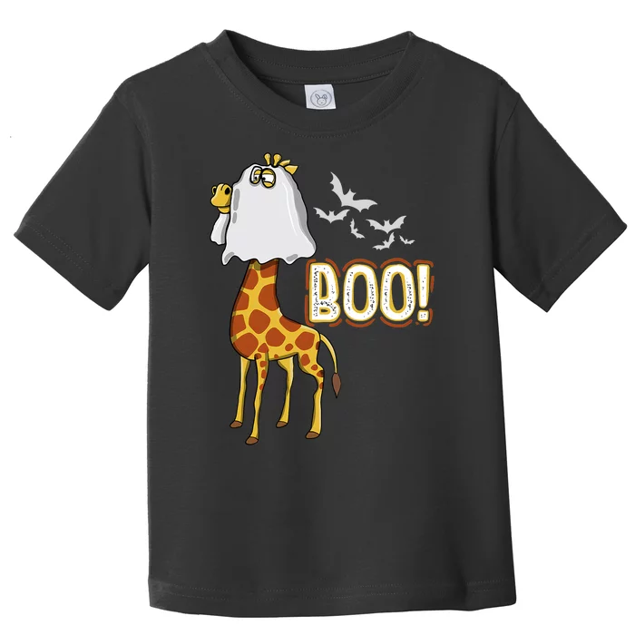 Giraffe Boo Halloween Fun Costume Party Toddler T-Shirt