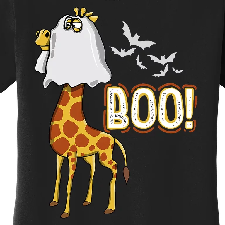 Giraffe Boo Halloween Fun Costume Party Women's T-Shirt