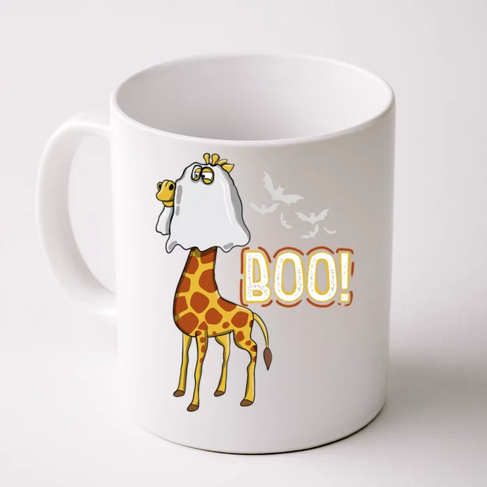 Giraffe Boo Halloween Fun Costume Party Front & Back Coffee Mug