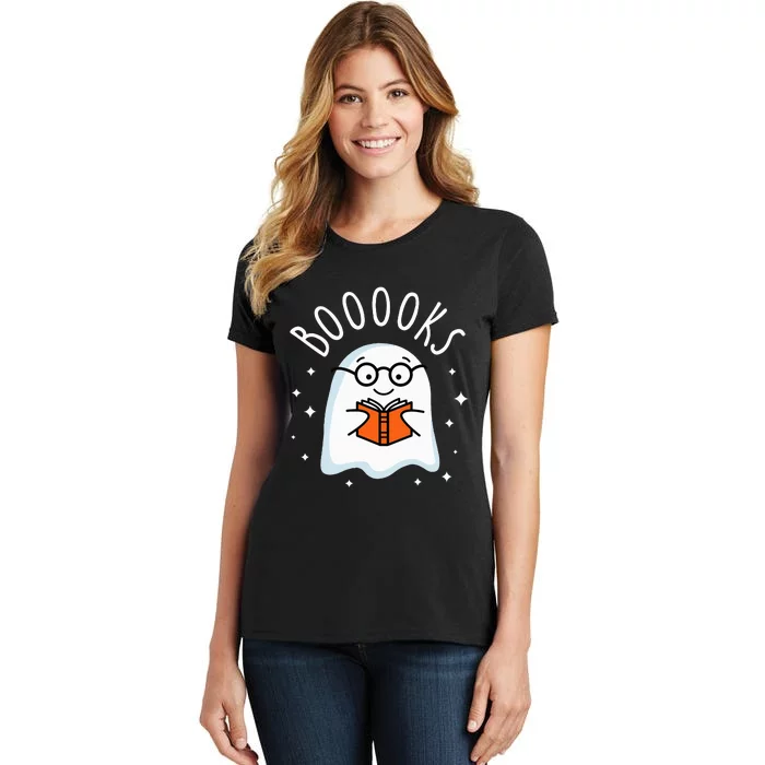 Ghostly Bookworm Halloween Costume Women's T-Shirt