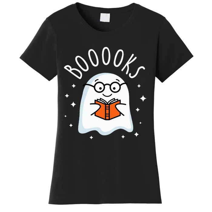 Ghostly Bookworm Halloween Costume Women's T-Shirt