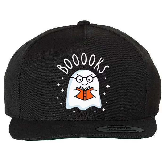 Ghostly Bookworm Halloween Costume Wool Snapback Cap