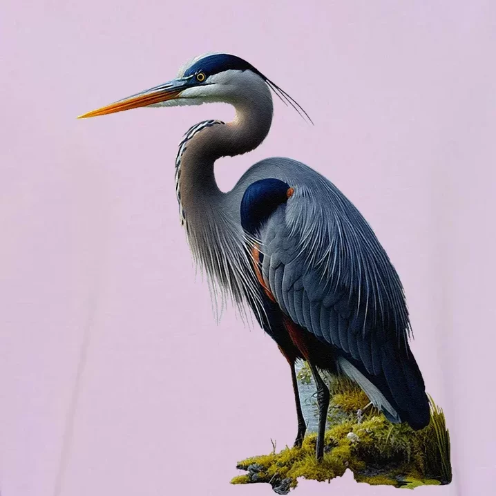 Great Blue Heron. ArtistS Rendition. Garment-Dyed Sweatshirt